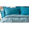 Покрывало пике Yataş Gwen, 200x220 см, двуспальный, хлопок/полиэстер, темно-голубой