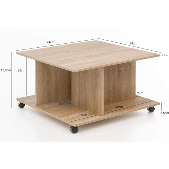 Журнальный стол Art 5, Sonoma