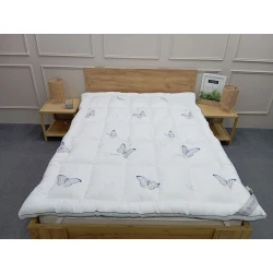 Матрас-топпер Hanzade SHA-2955, 160х200 см, сатин/хлопок, белый