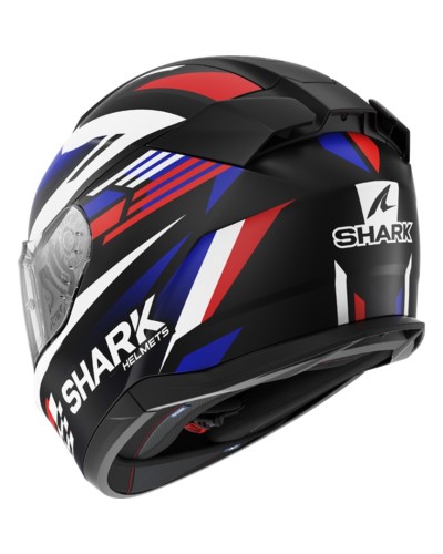 Motosikl dəbilqəsi D-Skwal 3 Firstlap Mat Black-Blue-Red, ölçü XL