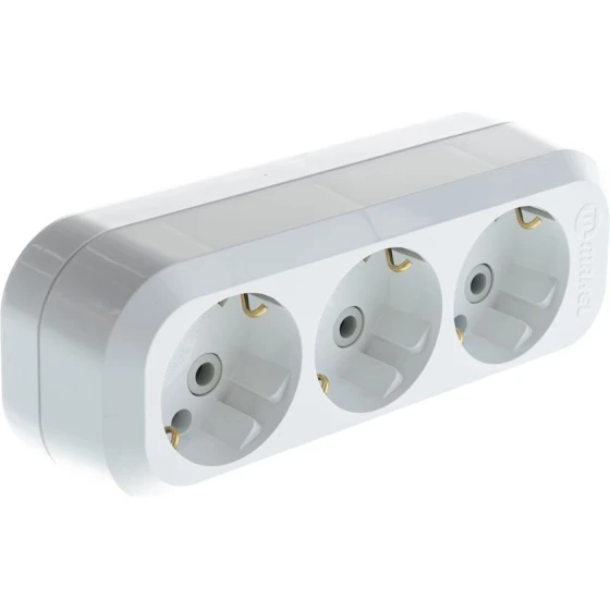 Колодка удлинителя Makel MGP131, 3-розеточный Колодка удлинителя Makel MGP131, 3-розеточный