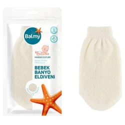 Мочалка-перчатка Balmy Naturel бамбуковая