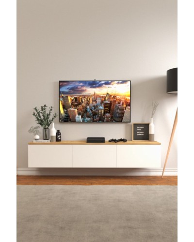 Tumba Ev Plus ev_12116042, LDSP, ağ, qəhvəyi, 180x35x35 sm