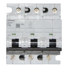Avtomatik söndürücü Siemens 5SP 4392-7 3X125 A С