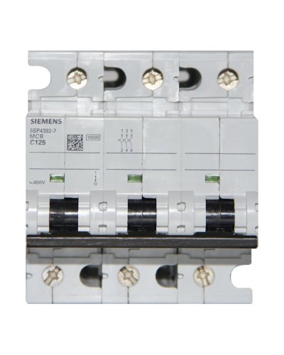 Avtomatik söndürücü Siemens 5SP 4392-7 3X125 A С