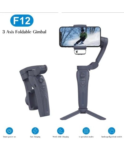 Telefon üçün stabilizator F12 3Axis Foldable Gimbal - F12 3 axis