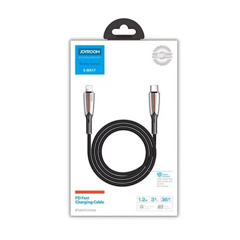 Kabel USB Joyroom Type-C to Lightning Fast Charging Cable 1.2m Black
