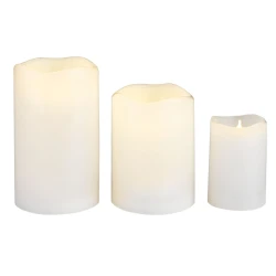 Свеча JYSK Soren с LED, диаметр 8 см, высота 10 см