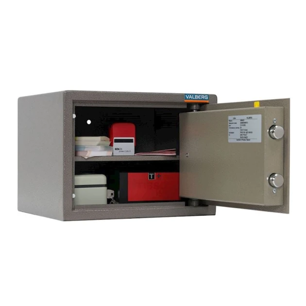 Офисный сейф Valberg ASM 25, ключевой, серый Офисный сейф Valberg ASM 25, ключевой, серый