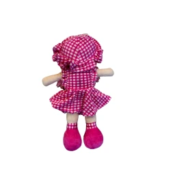 Мягкая игрушка Ezo 1034-6-4, музыкальная, текстиль, розовая, 45 см