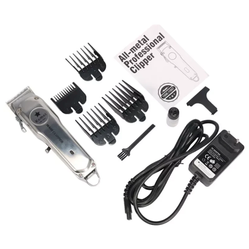 Машинка для стрижки волос Kemei KM-1997 Silver Машинка для стрижки волос Kemei KM-1997 Silver