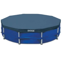 Тент для каркасного бассейна Intex Metal Frame Pools 28031, синий, 366 см