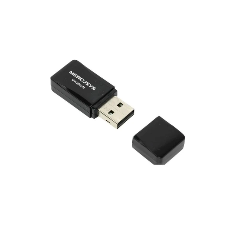 Wi-Fi адаптер Mercusys MW300UM, Черный