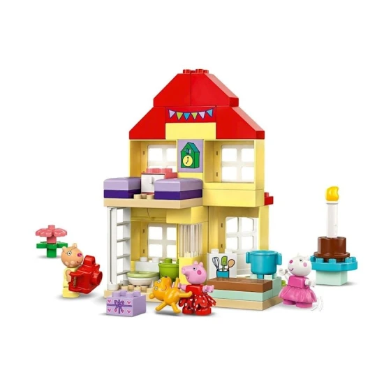 Конструктор LEGO Duplo Peppa Pig Birthday House 10433, 2+ лет, 59 элементов