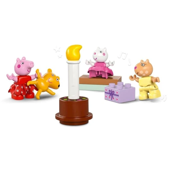 Конструктор LEGO Duplo Peppa Pig Birthday House 10433, 2+ лет, 59 элементов