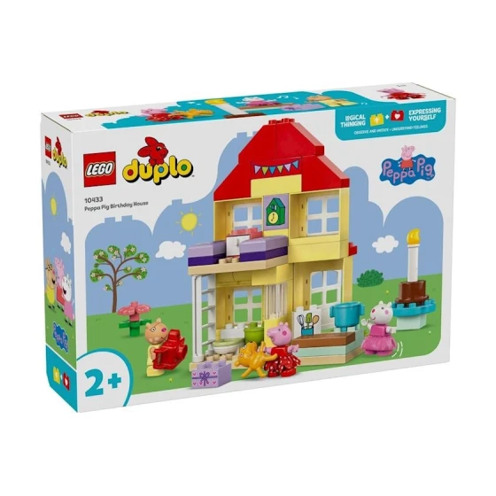 Конструктор LEGO Duplo Peppa Pig Birthday House 10433, 2+ лет, 59 элементов