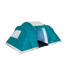 Kempinq çadırı Bestway 68094 Family Ground 6, altınəfərlik, polyester/polietilen, 490x280x200 cm, firuzəyi, 14.545 kq