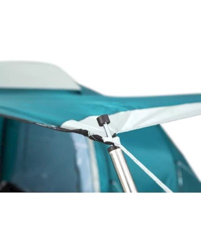 Kempinq çadırı Bestway 68094 Family Ground 6, altınəfərlik, polyester/polietilen, 490x280x200 cm, firuzəyi, 14.545 kq