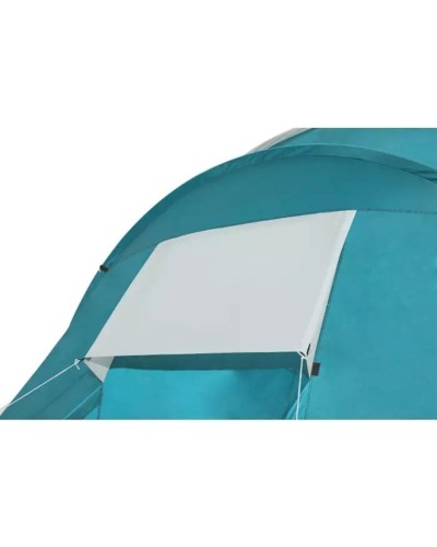 Kempinq çadırı Bestway 68094 Family Ground 6, altınəfərlik, polyester/polietilen, 490x280x200 cm, firuzəyi, 14.545 kq