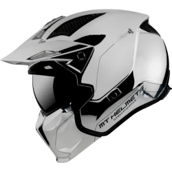 Мотошлем MT Helmet Streetfighter SV Chromed A2 Silver, размер M