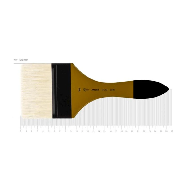Флейцевая кисть Rosa Amber 2306 № 100, щетина Флейцевая кисть Rosa Amber 2306 № 100, щетина