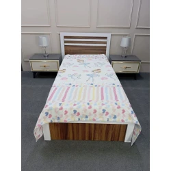 Детское покрывало для девочек Moon Star SHA-00001221, 200x230 см, белое Детское покрывало для девочек Moon Star SHA-00001221, 200x230 см, белое