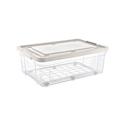 Контейнер на колесиках Hobby Life Infinity 21297, 35 л, 60x47x22.5 см, пластик, прозрачный