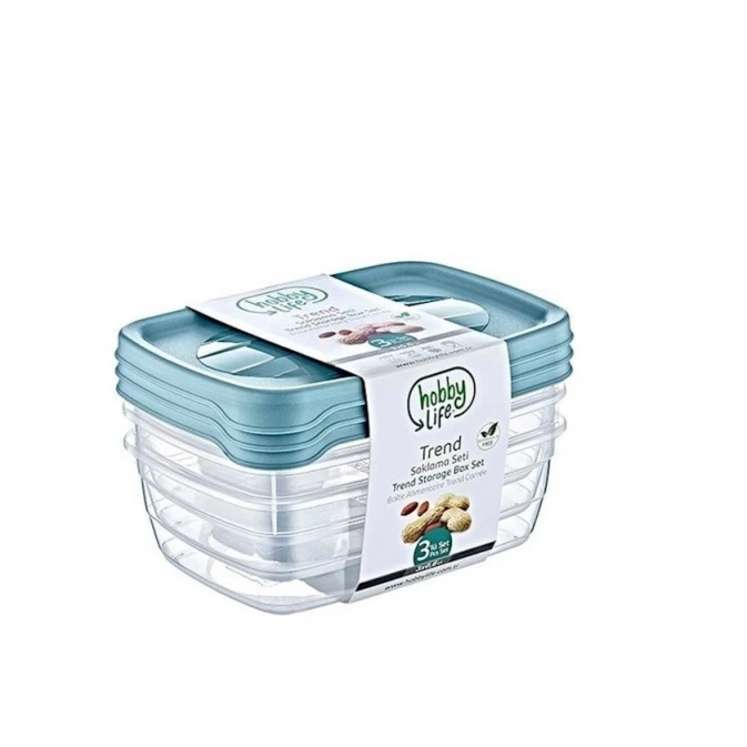Набор контейнеров для хранения продуктов Hobby Life 0201015, 3 шт, 11.5x16x9 см, пластик, с крышкой, в ассортименте Набор контейнеров для хранения продуктов Hobby Life 0201015, 3 шт, 11.5x16x9 см, пластик, с крышкой, в ассортименте
