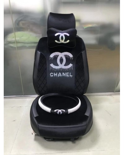 Avtomobil üçün çexol Chanel, qara - avto606
