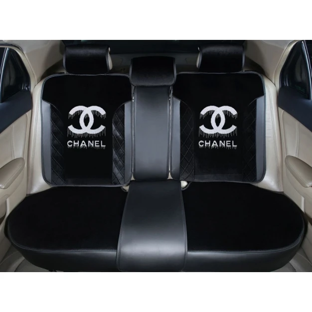 Чехол для автомобиля Chanel, черный - avto606 Чехол для автомобиля Chanel, черный - avto606