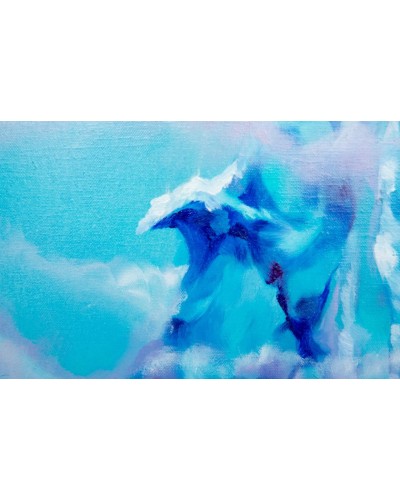 Rəsm Art by Ulviya Kakhramanova Zirvə, kətan, yağlı, 90x90x90 sm