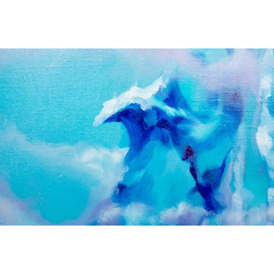 Rəsm Art by Ulviya Kakhramanova Zirvə, kətan, yağlı, 90x90x90 sm