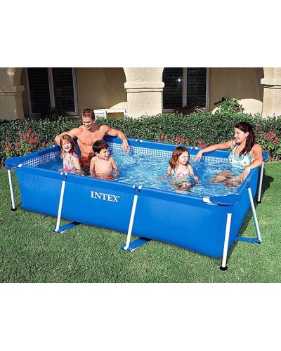 Karkaslı hovuz İntex Rectangular Frame H28272NP, göy, 300x200x75 sm, 3834 l