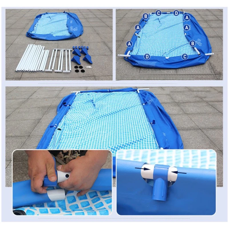 Каркасный бассейн İntex Rectangular Frame H28272NP, синий, 300x200x75 см, 3834 л