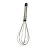 Венчик 36 см, металл, с петлей для подвешивания, черный/серебристый