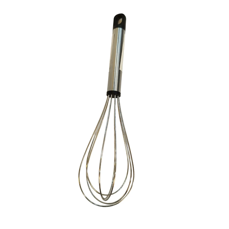 Венчик 36 см, металл, с петлей для подвешивания, черный/серебристый Венчик 36 см, металл, с петлей для подвешивания, черный/серебристый