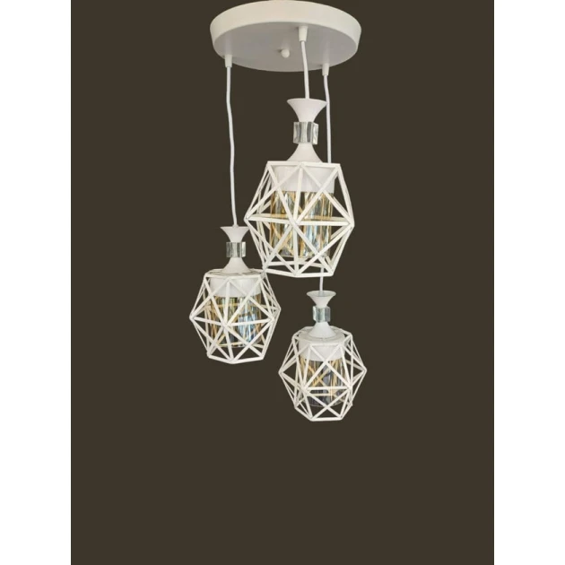 Asma çıraq 1099, ağ