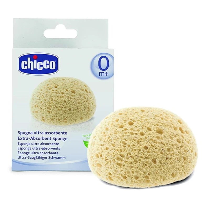 Детская губка для купания Chicco Spugna Ultra Assorbente Детская губка для купания Chicco Spugna Ultra Assorbente