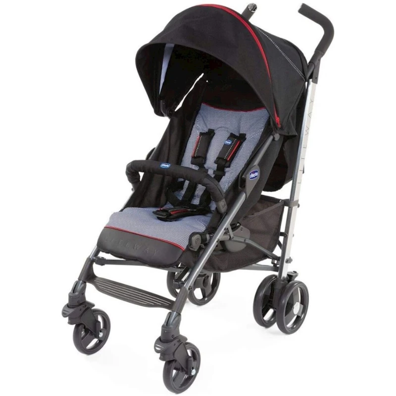 Детская коляска Chicco Lite Way3 Top Intrigue Черная/Коричневая