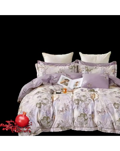 Yataq dəsti Narlı Super Narlı 000887, yorğan üzü 160x220 sm, mələfə 240x260 sm, 2 əd yastıq üzü 50x70 sm, ailəvi, satin/pambıq, rəngbərəng