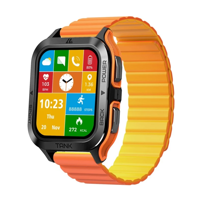 Умные часы Kospet Tank M2 Orange - kt_m2 Умные часы Kospet Tank M2 Orange - kt_m2