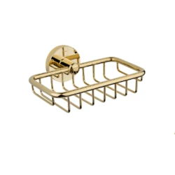 Мыльницa Teka Alaior, прямоугольная, позолоченная