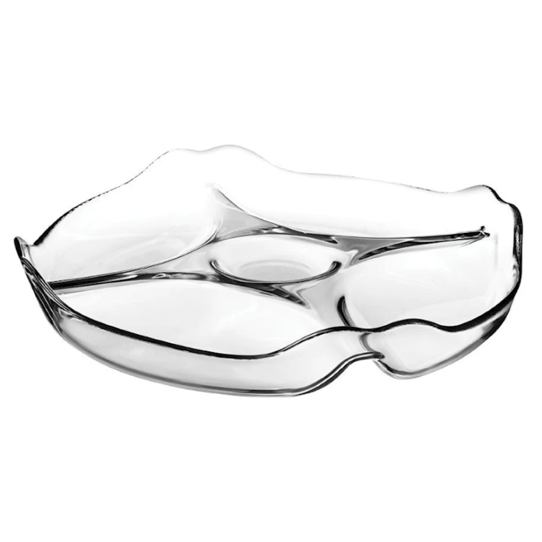 Менажница Pasabahce, круг, 25 см, şüşə, прозрачный