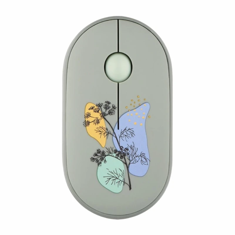 Мышь 2E MF300 Flora Mallow Silent WL Yellow (2E-MF300WFLORABL)