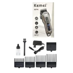 Машинка для стрижки волос Kemei KM-1933 Brown