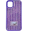 Çexol Apple iPhone 11 üçün Swarovski Purple