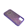 Çexol Apple iPhone 11 üçün Swarovski Purple