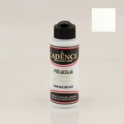 Декоративная акриловая краска Cadence Premium Acrylic Paint 6440 Ice White, 120 мл Декоративная акриловая краска Cadence Premium Acrylic Paint 6440 Ice White, 120 мл