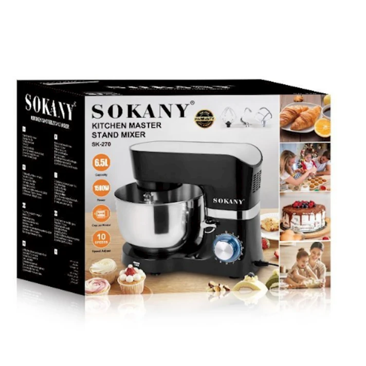 Планетарный миксер Sokany SK-270