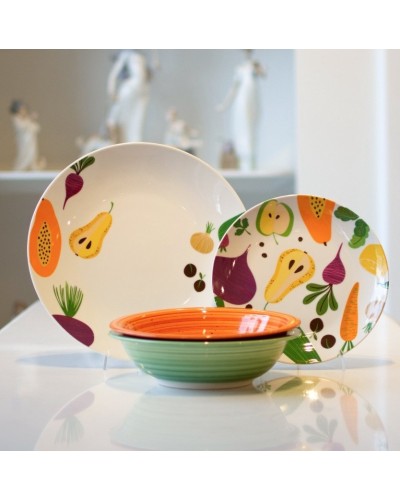 Süfrə qab-qacaq dəsti Tognana Madison Collection, farfor, 6 nəfərlik, 18 parça